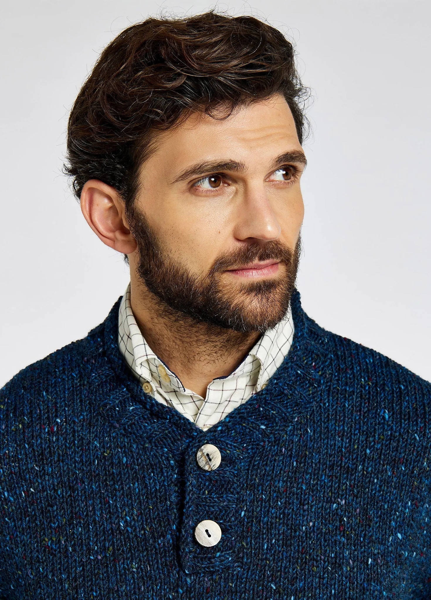 Taylor Irish Sweater - Navy