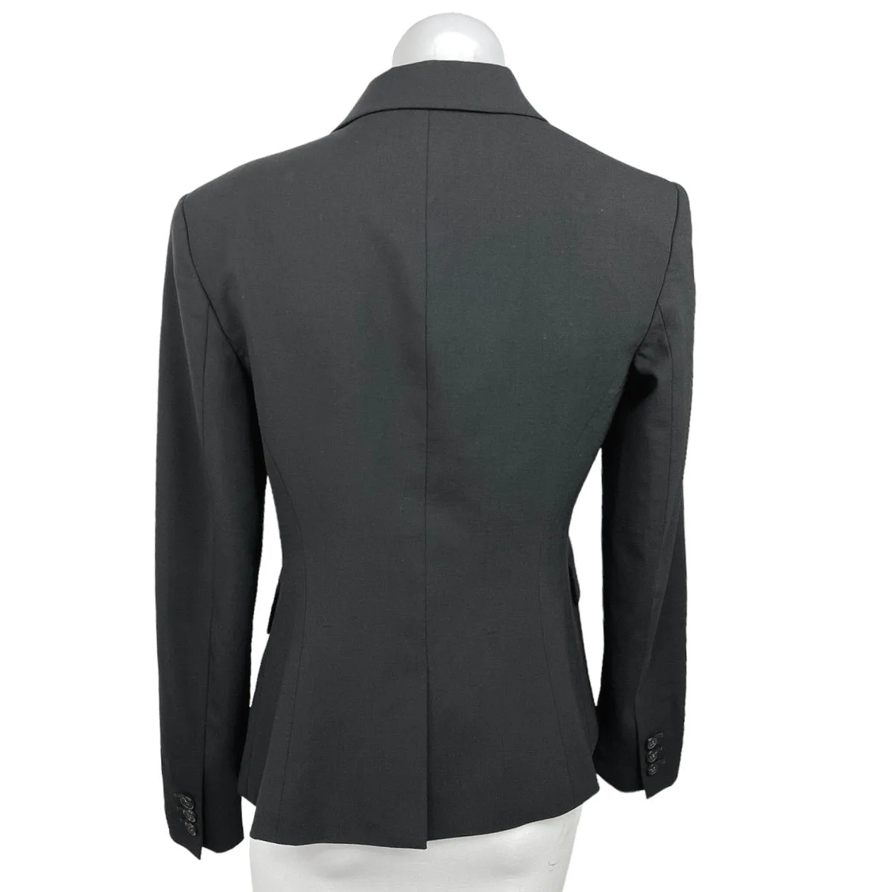 Theory Carissa Classic Single Breasted Collared Long Sleeve Blazer Jacket Sz S