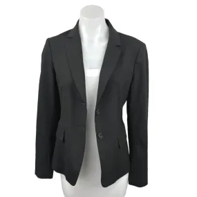 Theory Carissa Classic Single Breasted Collared Long Sleeve Blazer Jacket Sz S