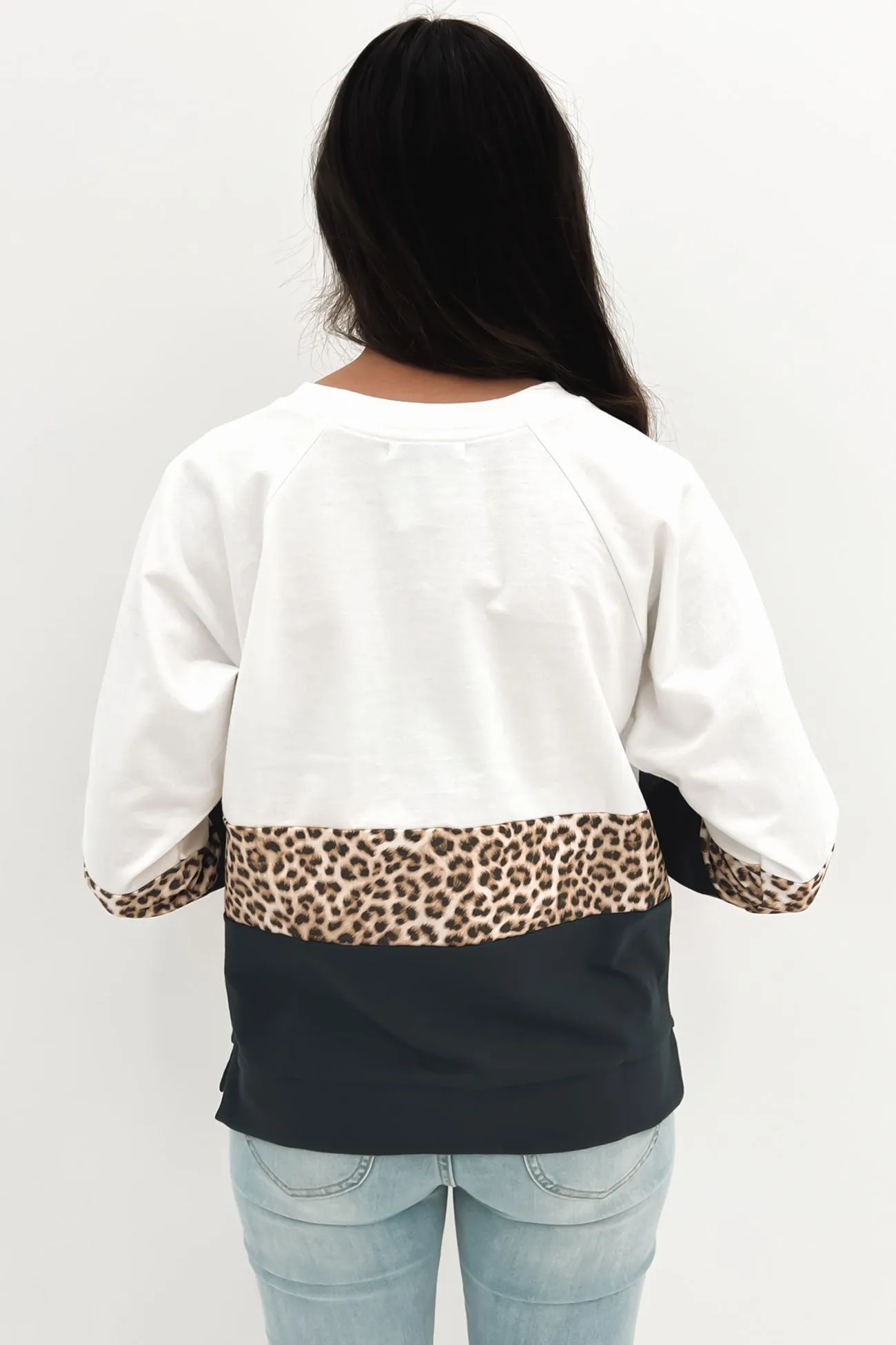 Tilly Sweater Mocha Leopard