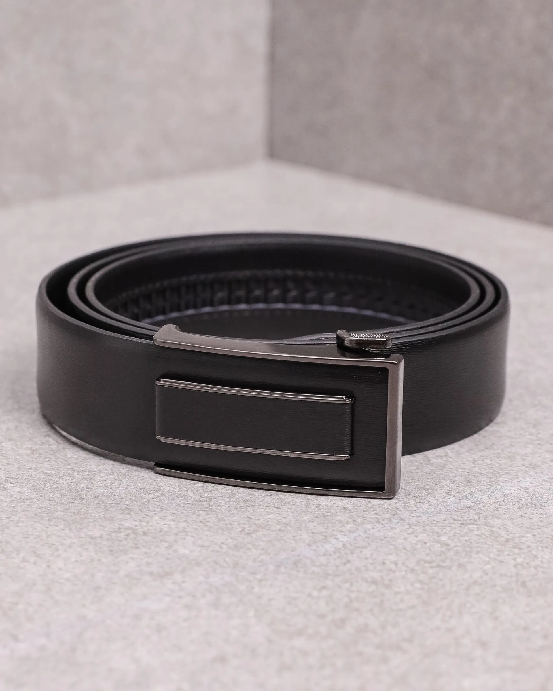 Tomaz AB041 Men's Automatic Black Leather Belt