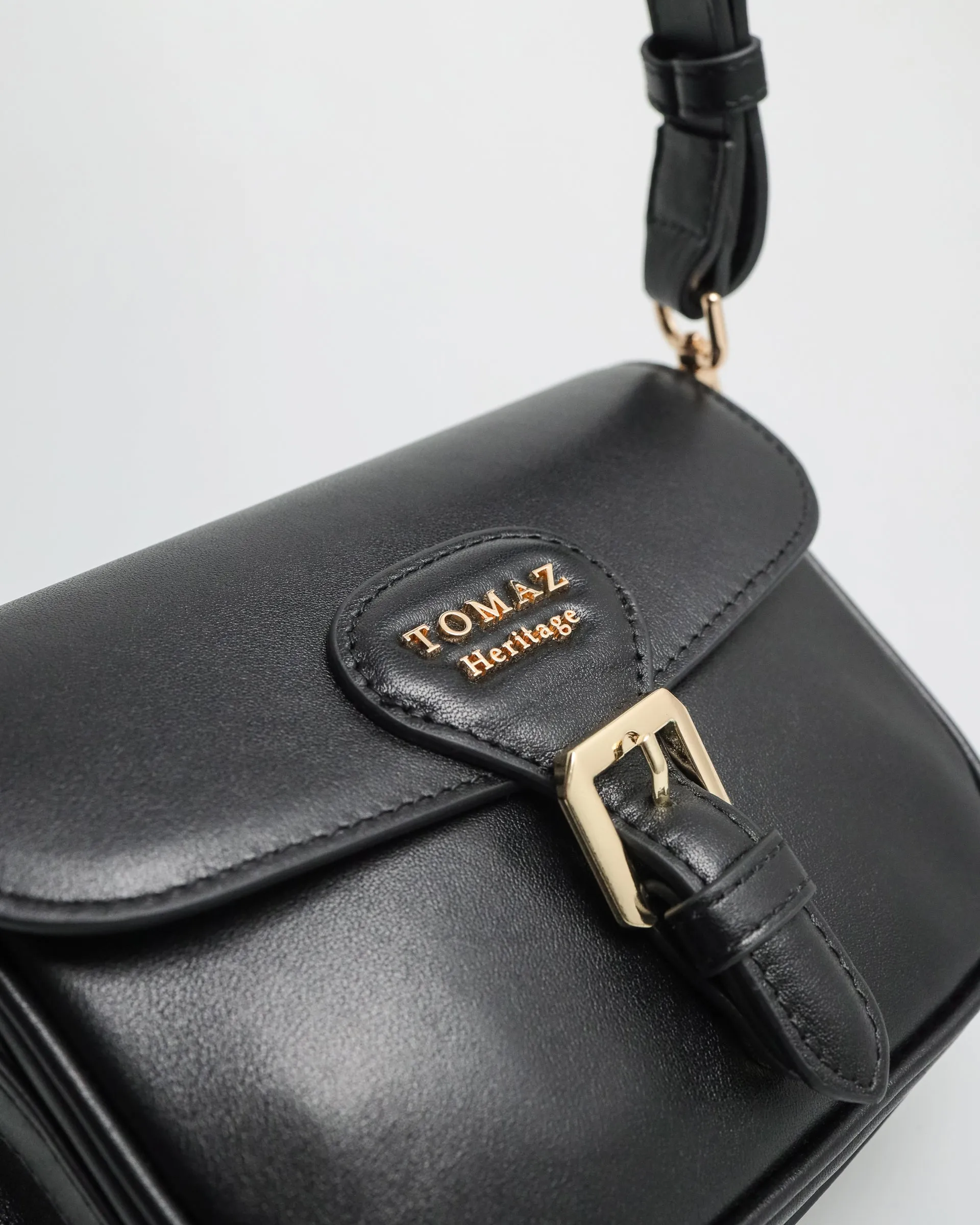 Tomaz BL175 Saddle Bag for Ladies - Black