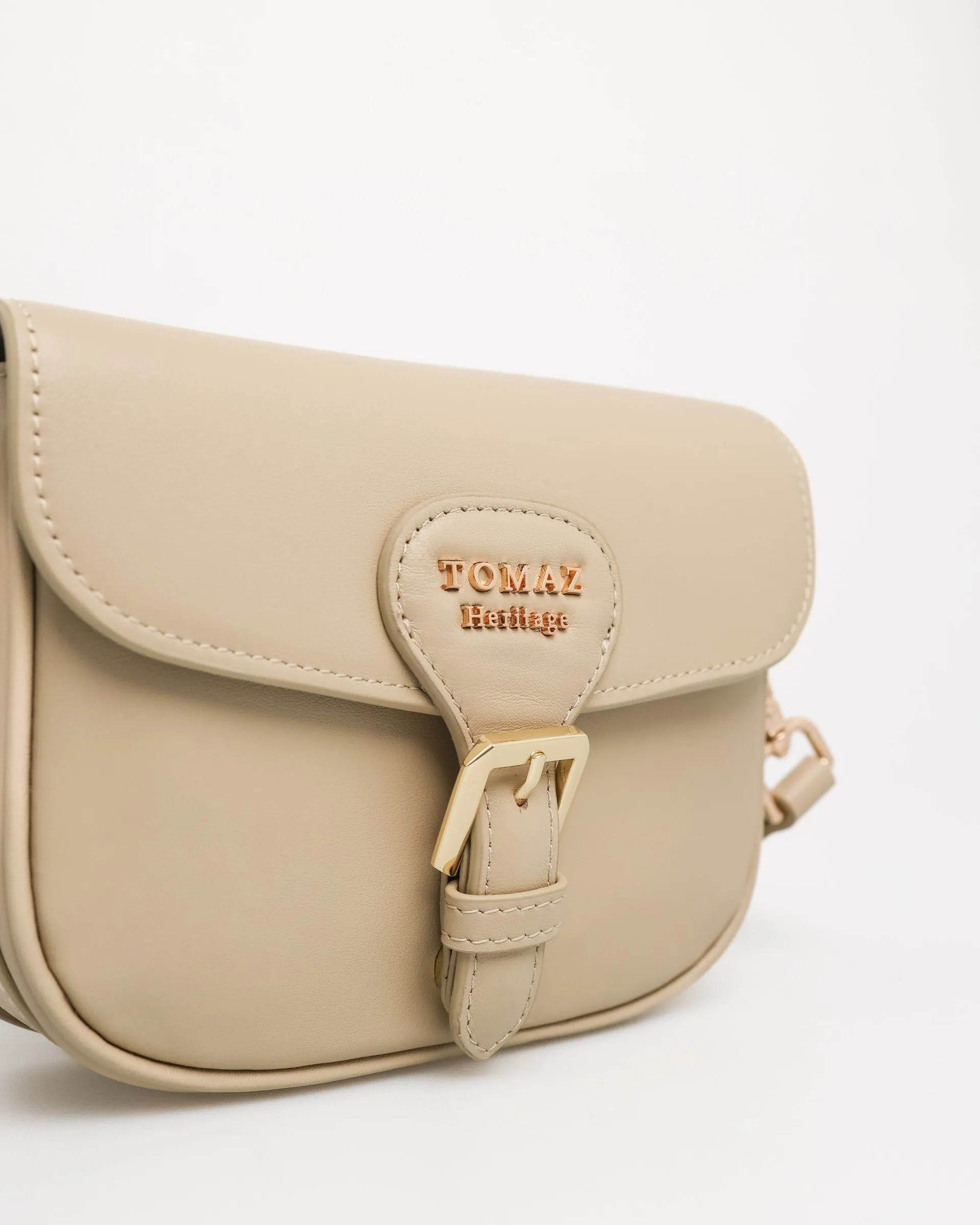 Tomaz BL200 Women's Beige Saddle Bag