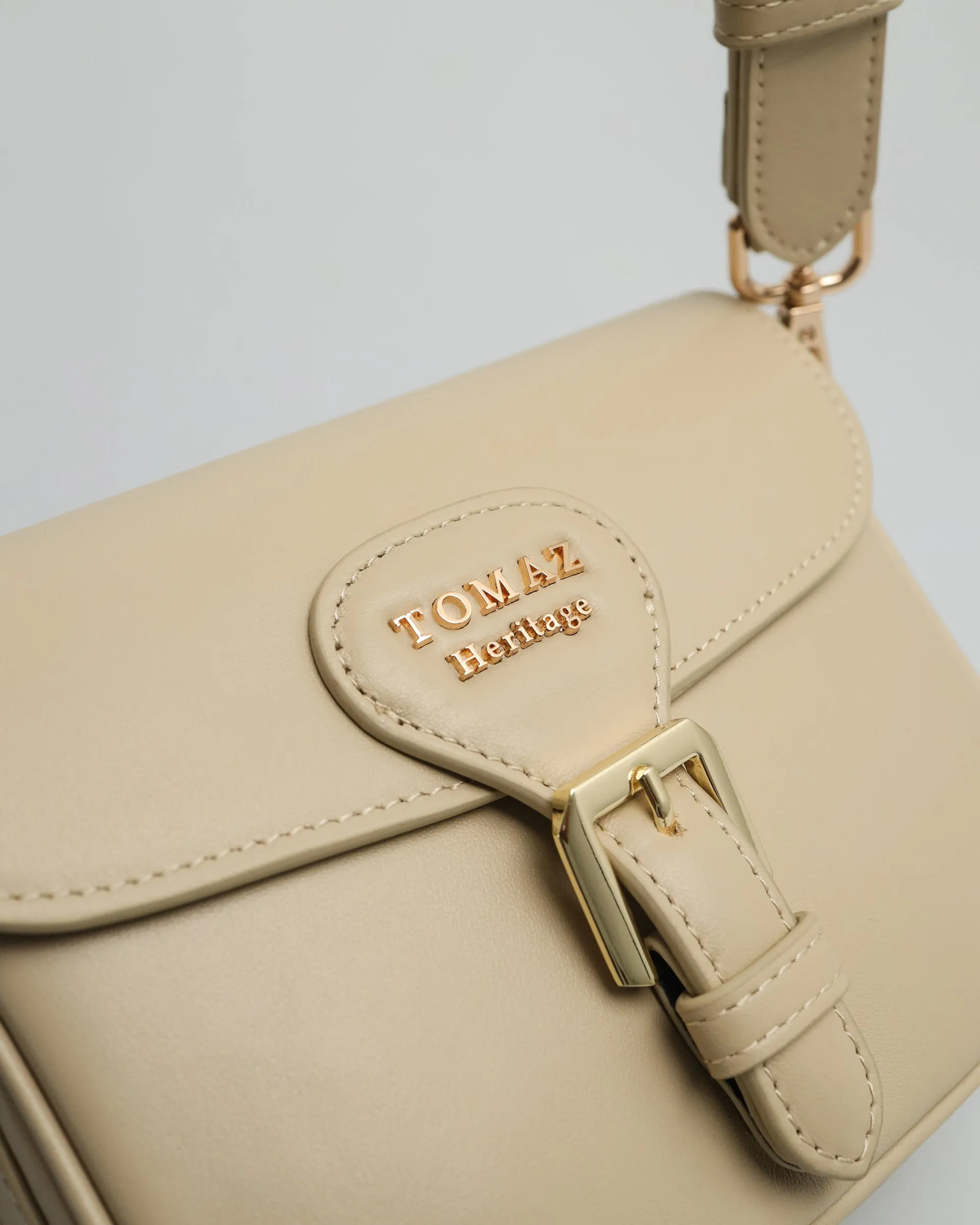 Tomaz BL200 Women's Beige Saddle Bag