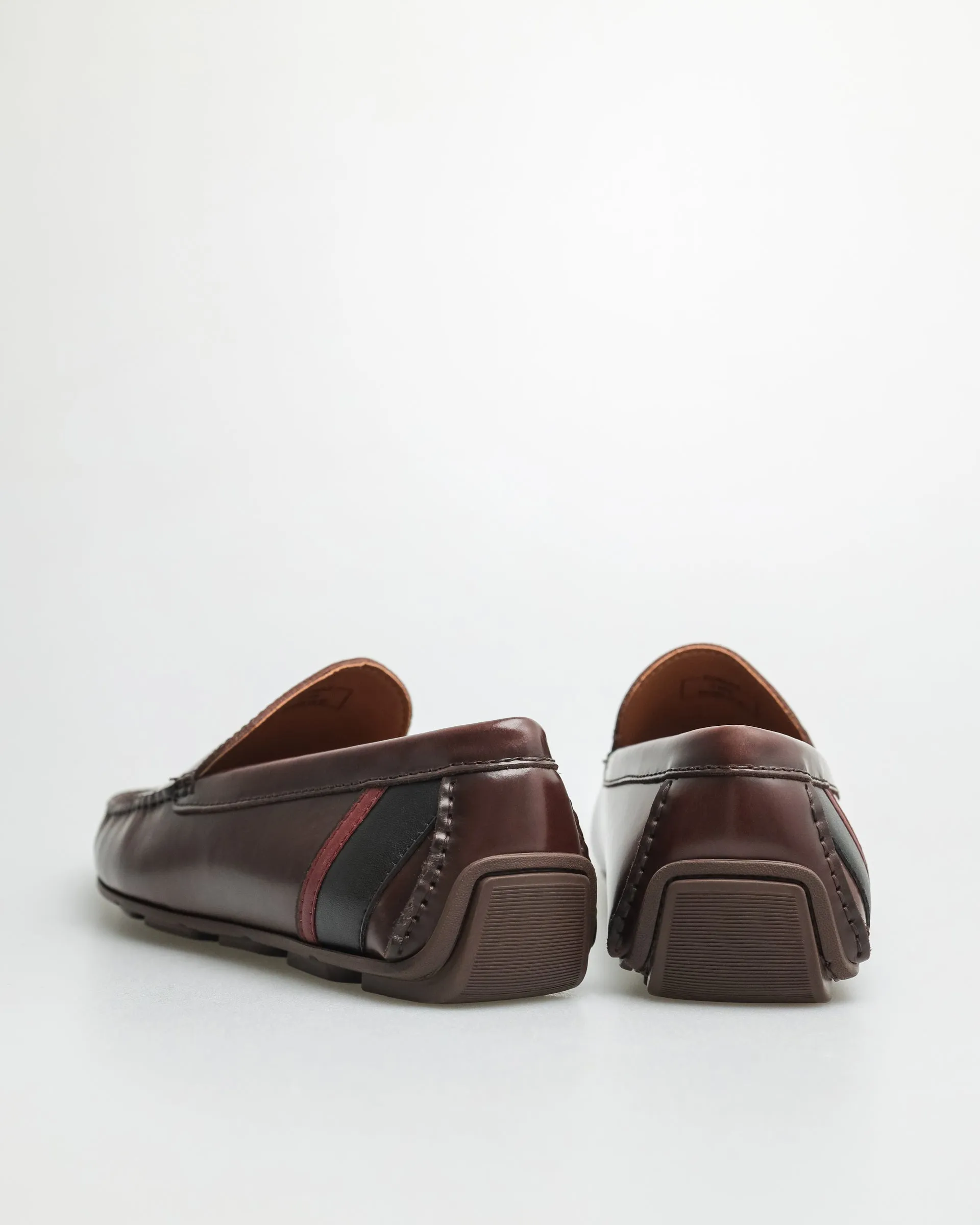 Tomaz Men's Moccasins - Plain Coffee