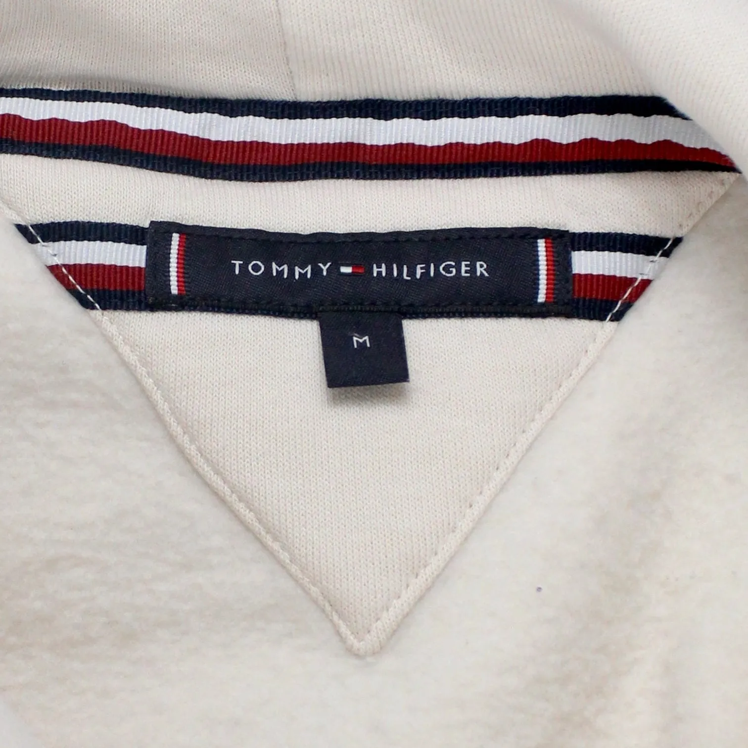 Tommy Hilfiger Cream Stripe Hoodie