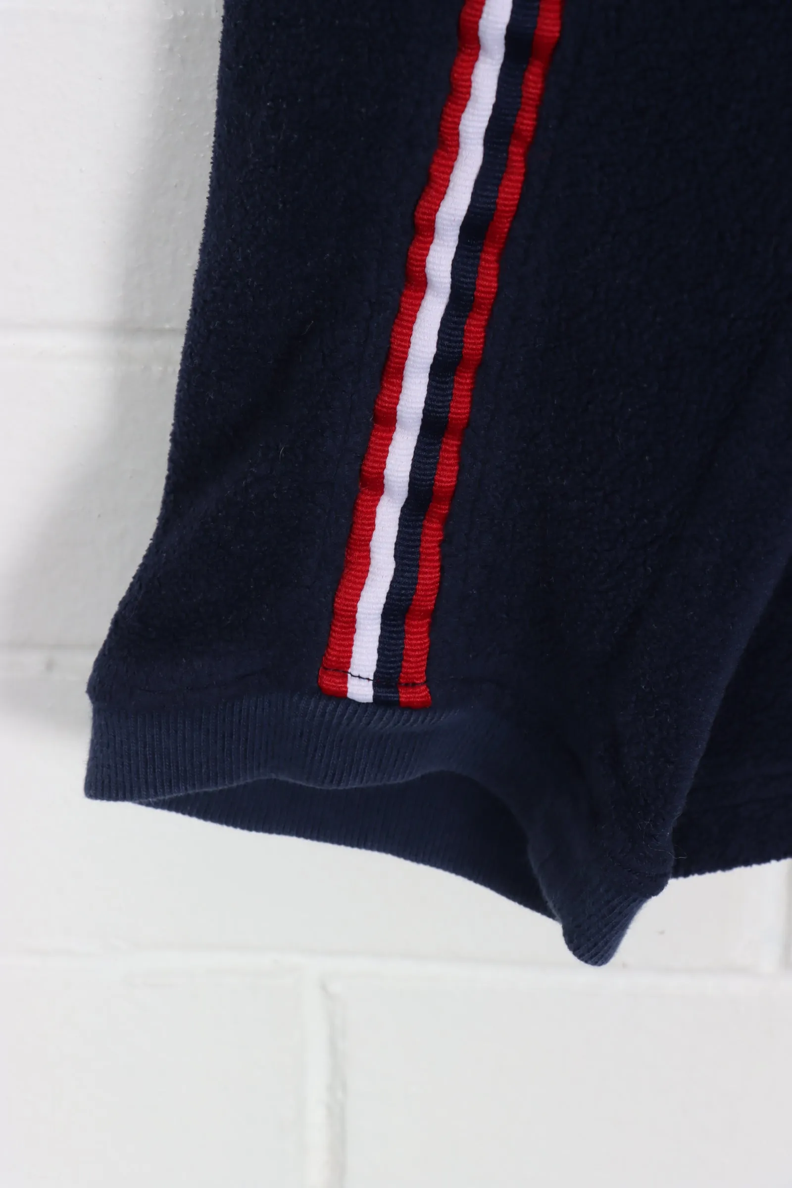 Tommy Hilfiger XL Striped and Embroidered Fleece