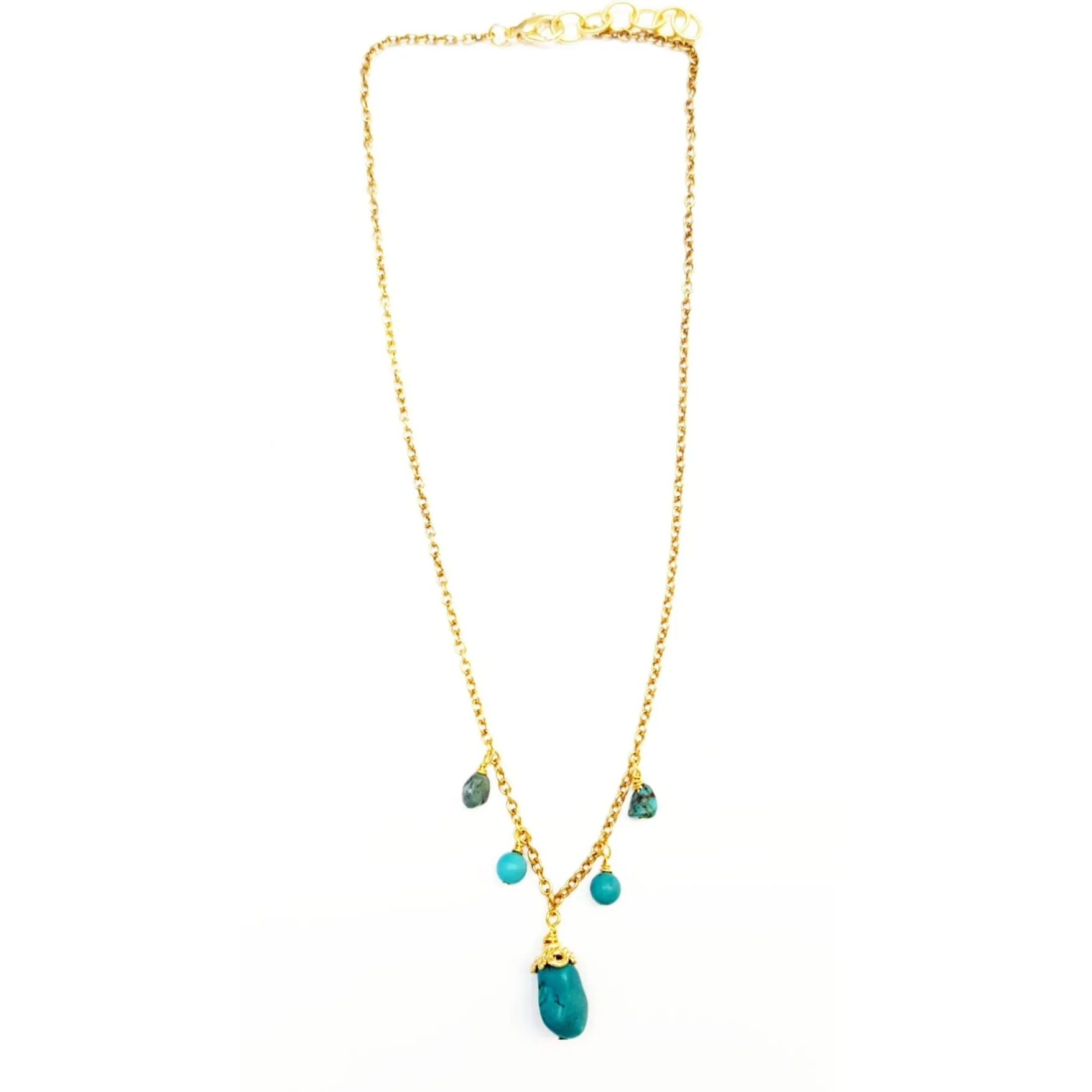 Turquoise Hobo Necklace