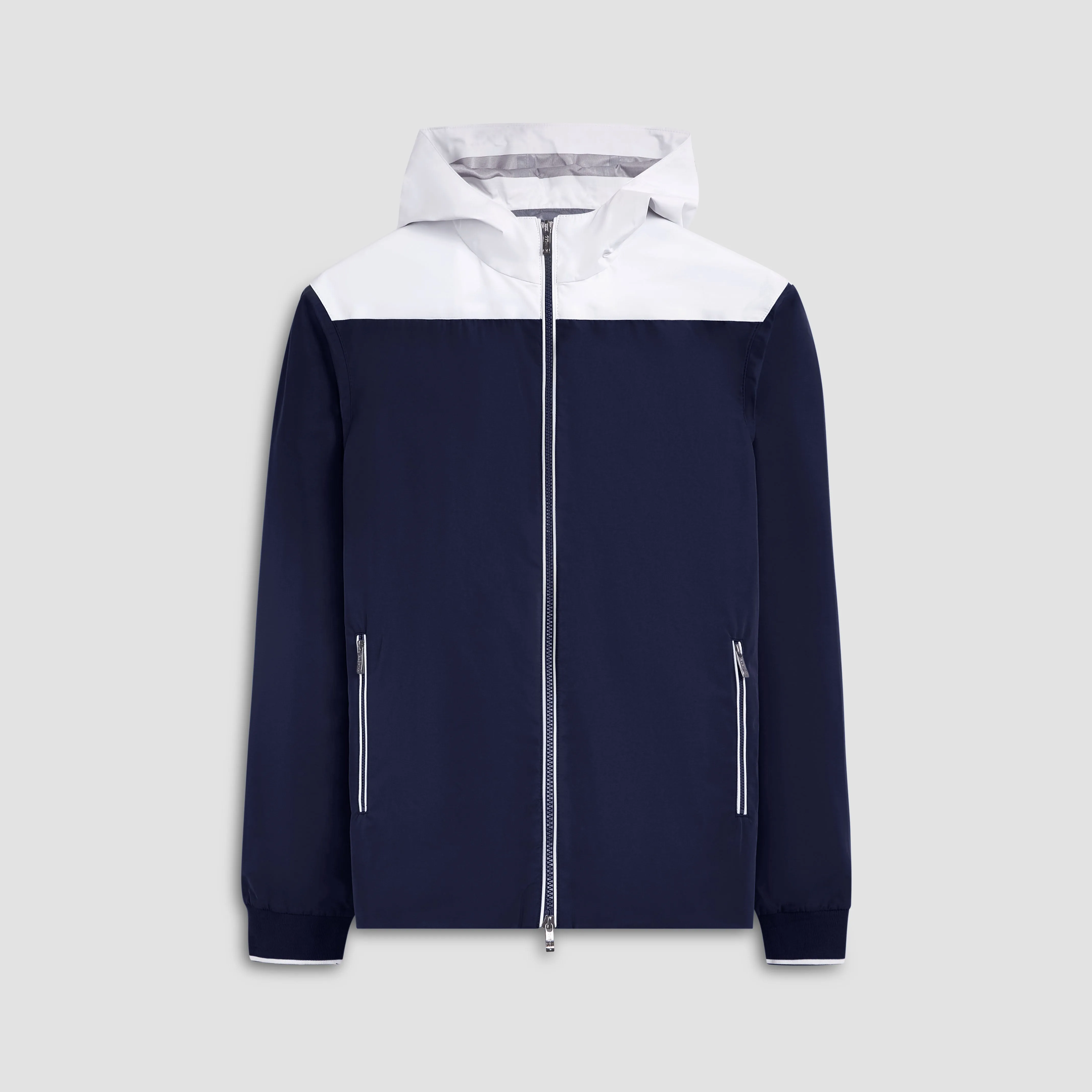 Two-Tone Nylon Windbreaker