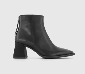 Vagabond Shoemakers Hedda Zip Ankle Boots - Black