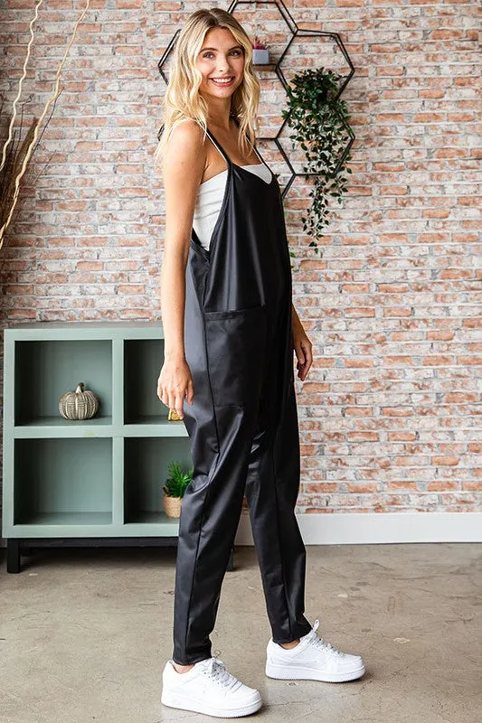 Vegan Leather Jumpsuit or Vegan Leather Jumpsuit Online