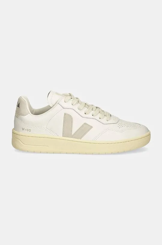 Veja leather sneakers V-90 white color VD2003655B