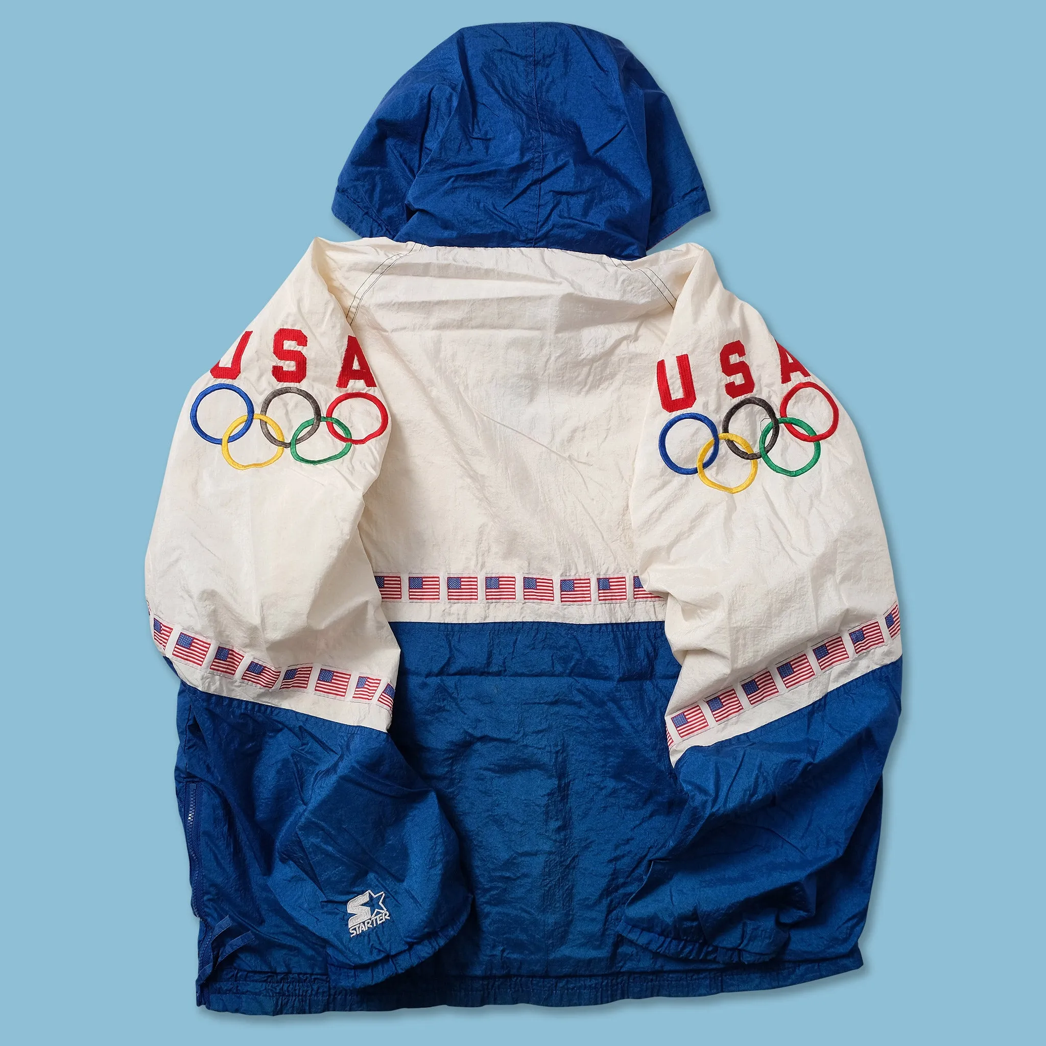 Vintage Starter USA Olympics Windbreaker XLarge