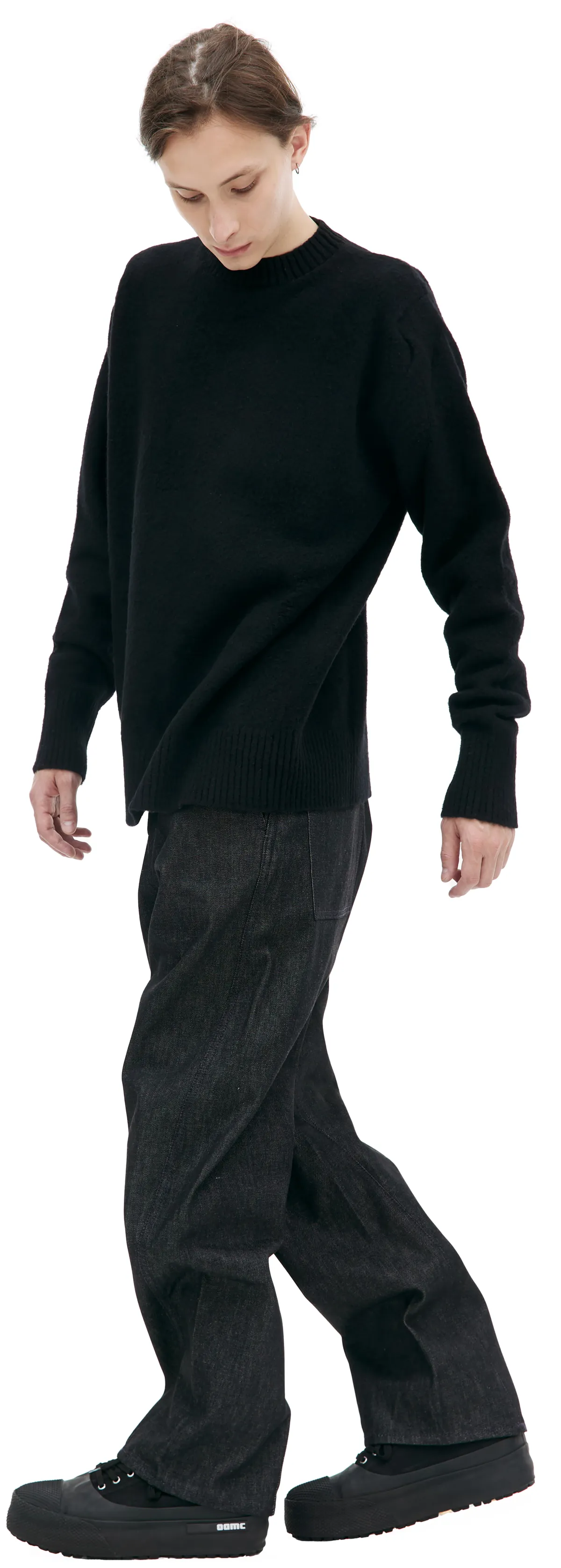 Whistler Wool Crewneck Sweater - Black