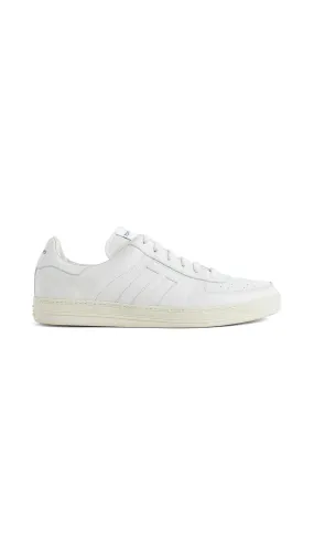 White Grained Leather Radcliff Sneakers