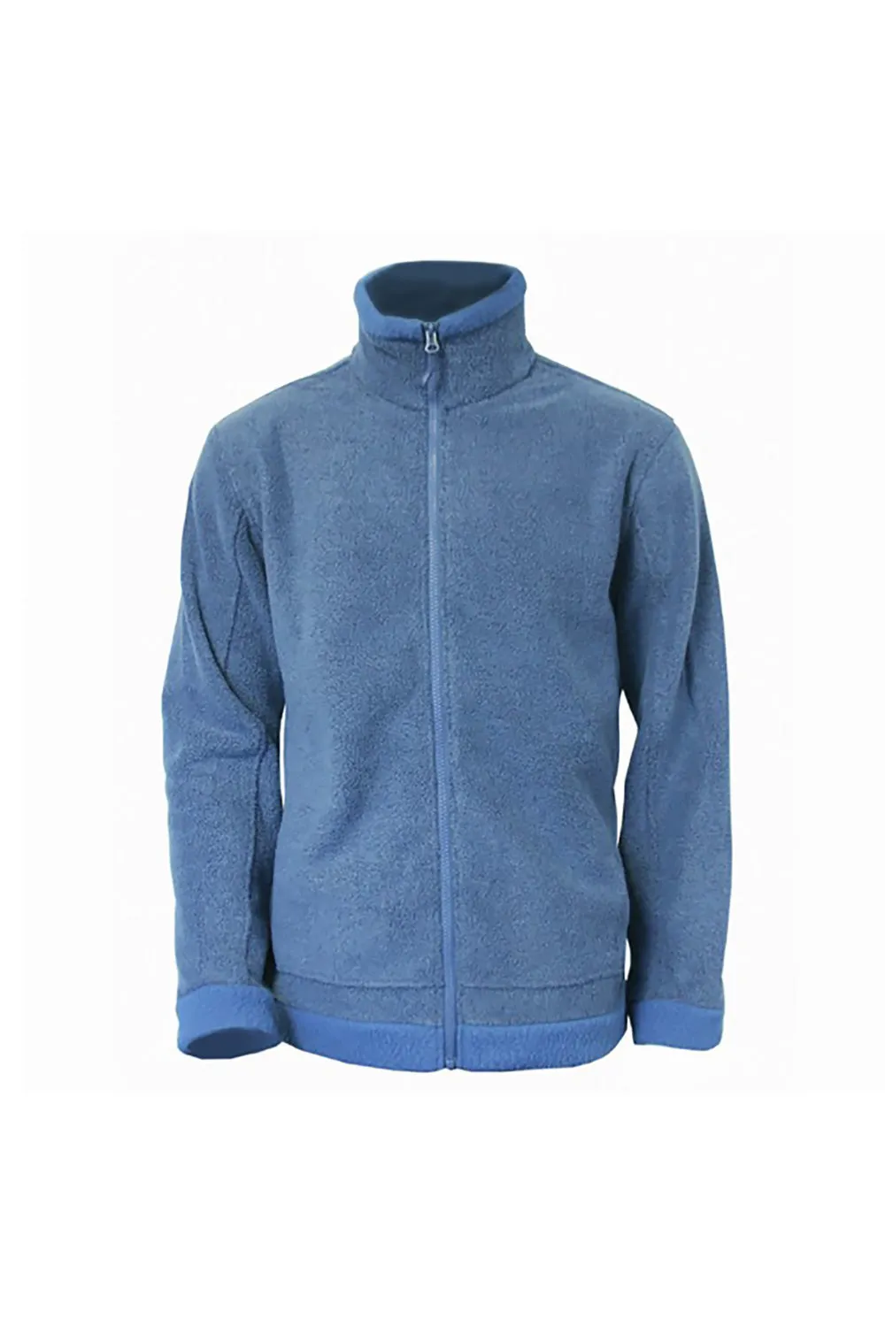 Wool Blend Fleece with Contrast Look for Men