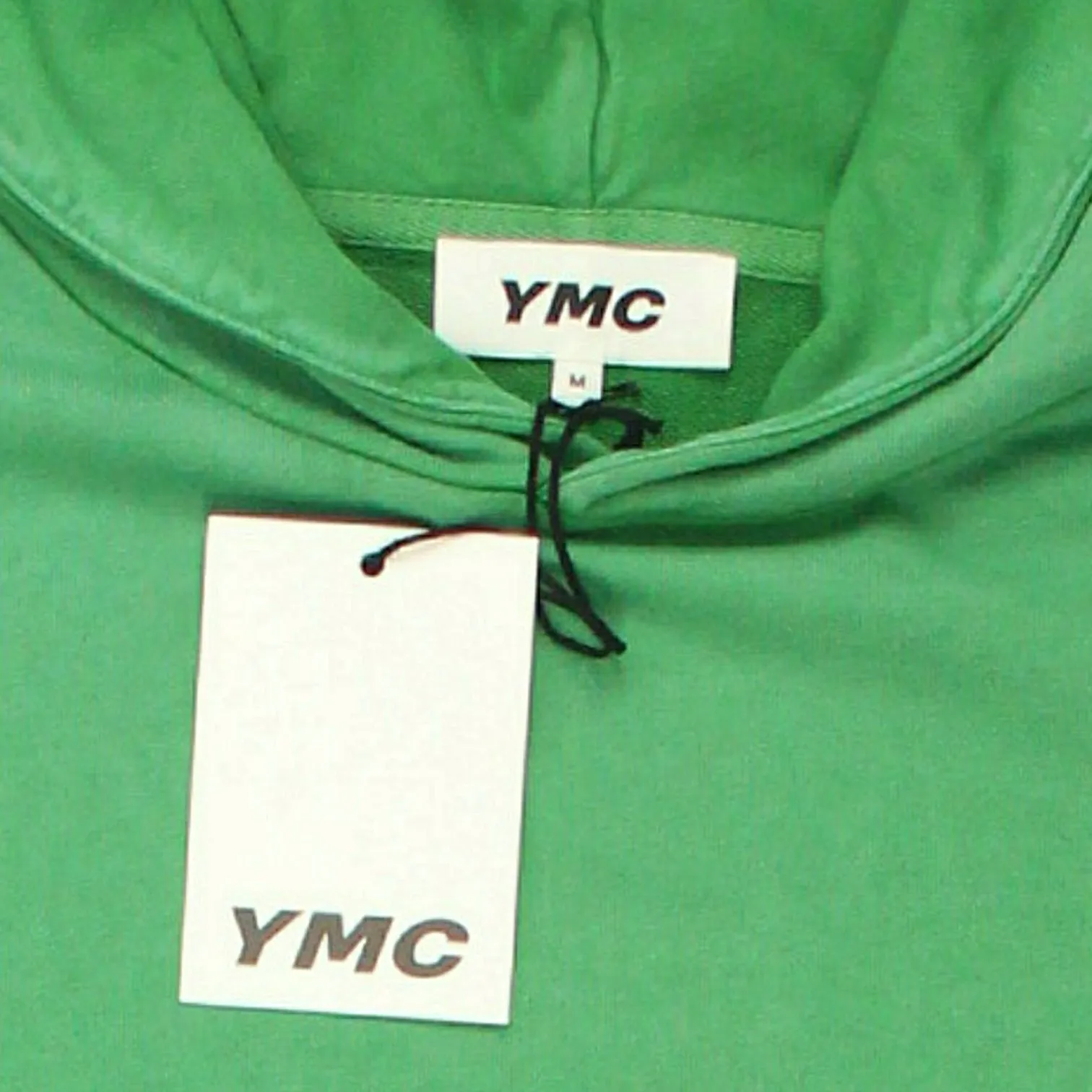 YMC Green Overlocked Hoodie